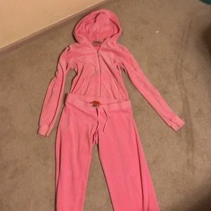 Small/medium Juicy Couture Velour suit